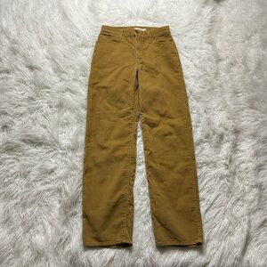 NWOT Levi's Women's ‘94 Baggy Dijon Corduroy Loose Fit‎ Straight Leg Pants